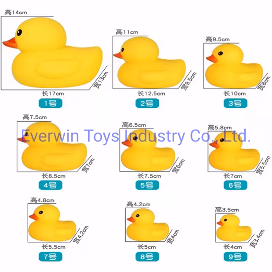 Plastikspielzeug, Kindergeschenk, schwimmendes Spielzeug, Vinylspielzeug, gelbe Ente