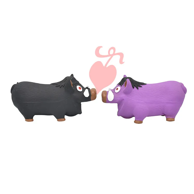 Vent Screaming Pig Lernspielzeug für große Hunde aus Latex